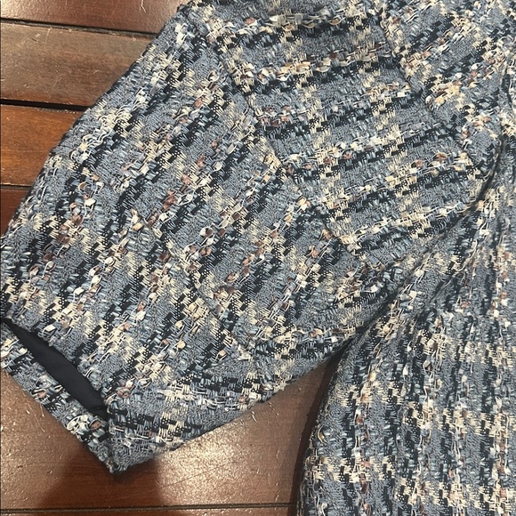 NVLT Textured Blue Pattern Jacket - Picture 3 of 6